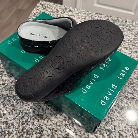 David Tate Womens Catalina Black Leather Slip On - Picture 3 of 9